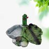 Artificial Turtle Dish Resin Reptile Food Bowl Reptile Water Basin  Small Animals