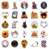 100 Halloween Graffiti Stickers: Perfect for Suitcases, Laptops, Skateboards, Refrigerators, and Cars.