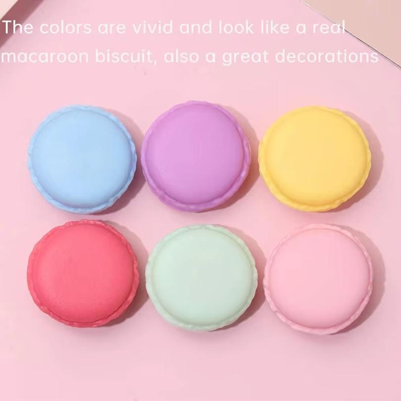 1/6ks Macaron Diamantové malování Lepicí Hliněná Úložná Krabička Vrtací Bláto Výšivka Křížový Steh Úložný Kontejner DIY Nástroje pro Nail Art