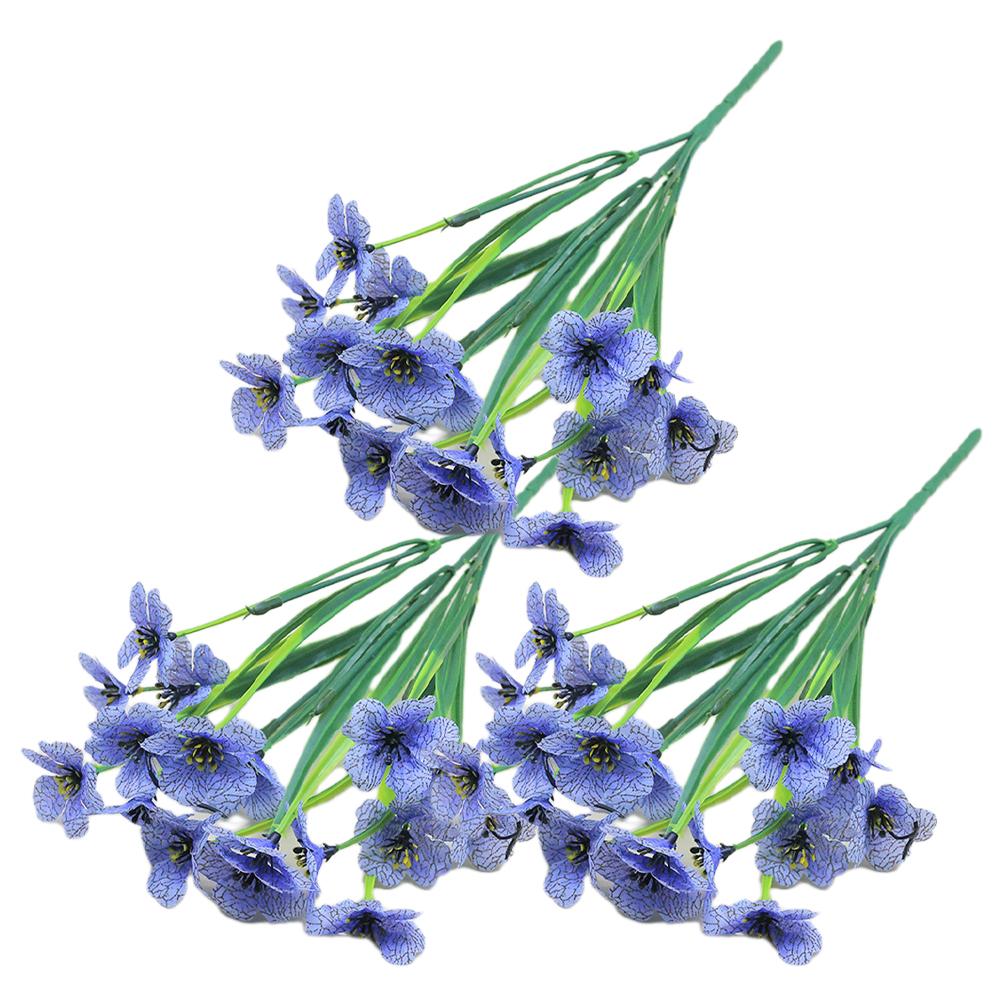 Artificial Flowers Decorative Flowers Minimal Maintenance Never Wither Plastic Leaves Realistic Artificial Plants