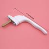 White Aluminum Alloy Window Handle With Locks Universal Door Handle Key Locking For Kid Security Door Lock Tools  Random Screw
