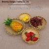 Bamboo Woven Winnowing Basket for Steamed Buns, Rice, Vegetables, and Fruits