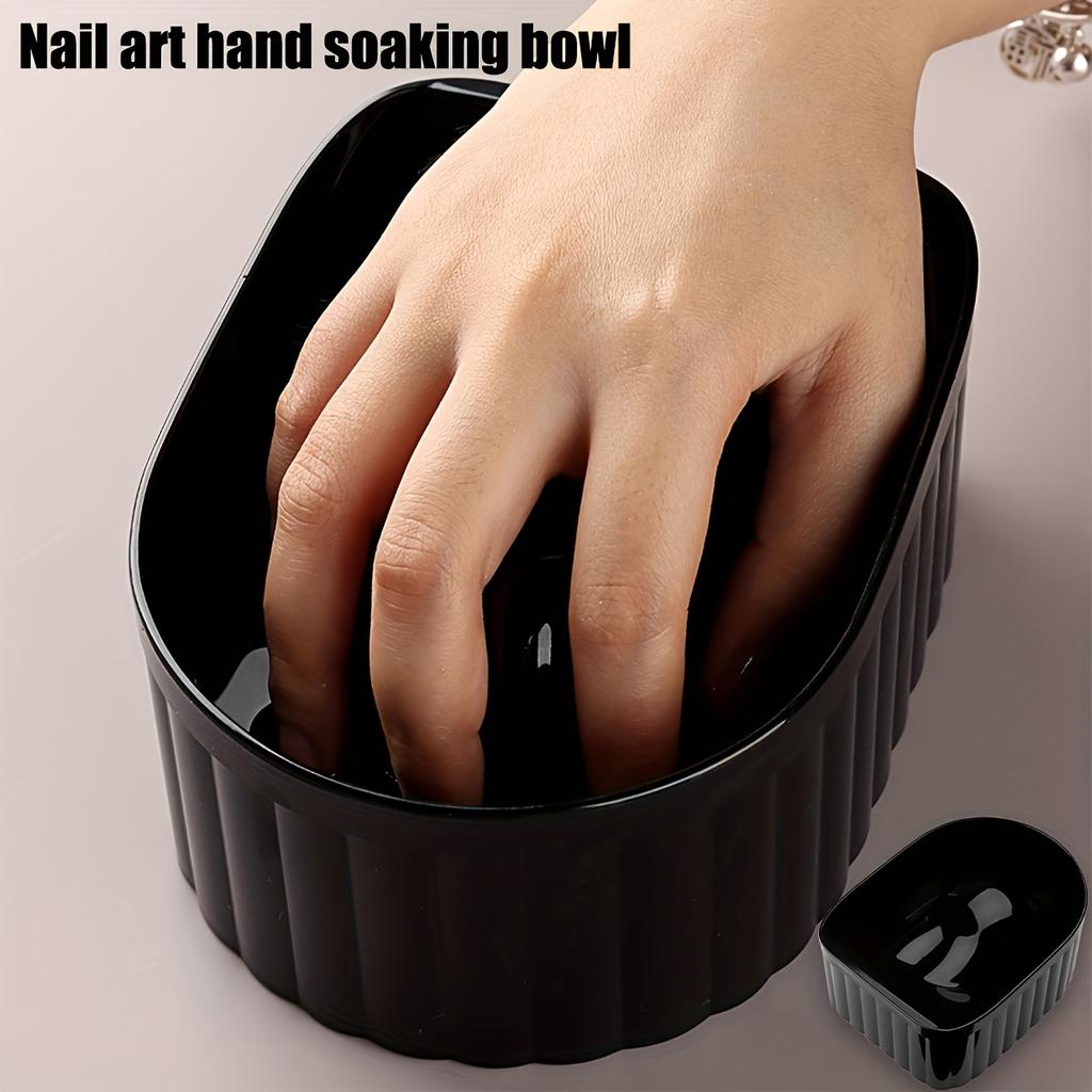Japanese Styl Manicure Soaking Bowl Professional Polish Care Hand Soaking Bowl Nail Polish Tray Nail Care Tool, Nail Polish Nail Cleaning Tool