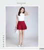 Women's Elastic High Waist Double Layer Square Dance Skirt - A-line with Large Hem and Anti-exposure Design