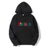 Christmas Crew Believe Letter Women Hoodies New Fashion Hooded Sweatshirt Autumn Winter Loose Women's Blouse Y2k Pullover Top