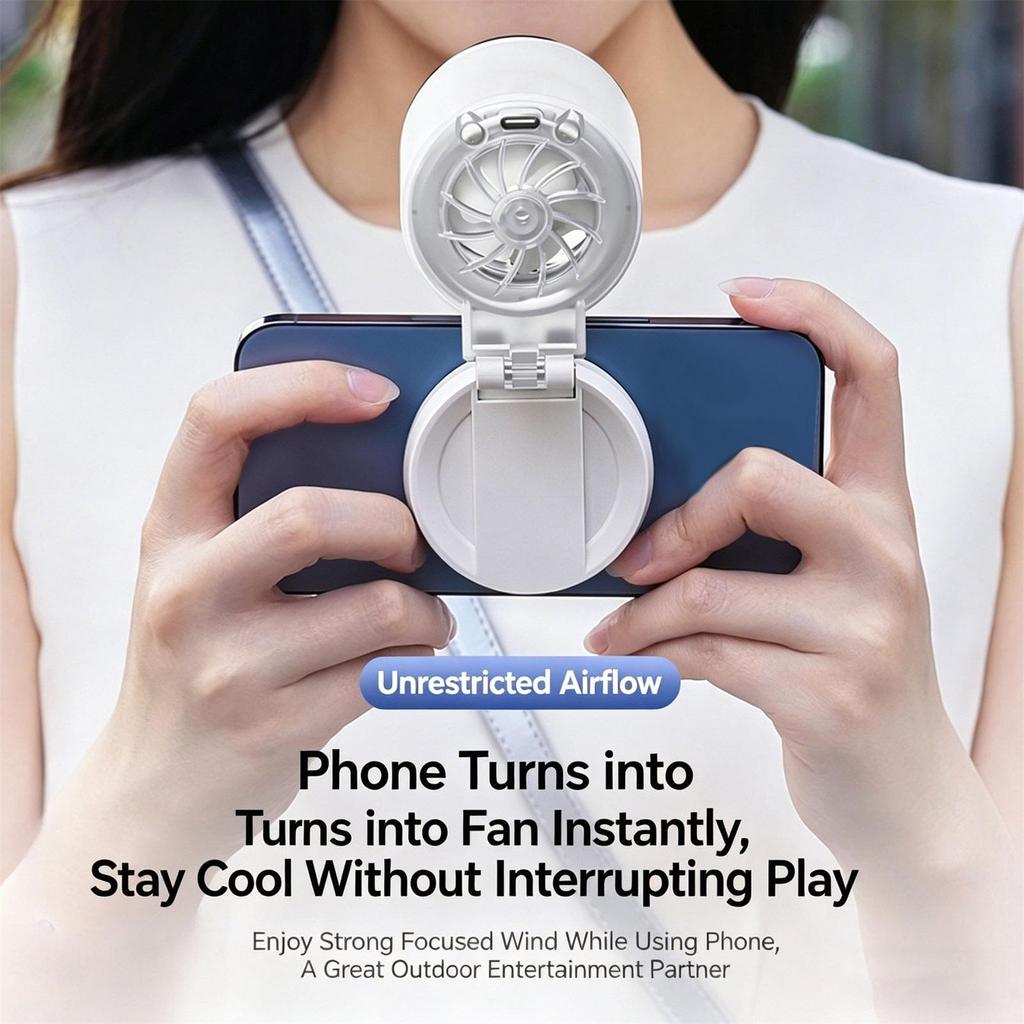 Handheld Fan 3-Speed Adjustable Foldable Battery Operated Mini Fan Handheld For Women Men Kids Home Bedroom Office School Travel
