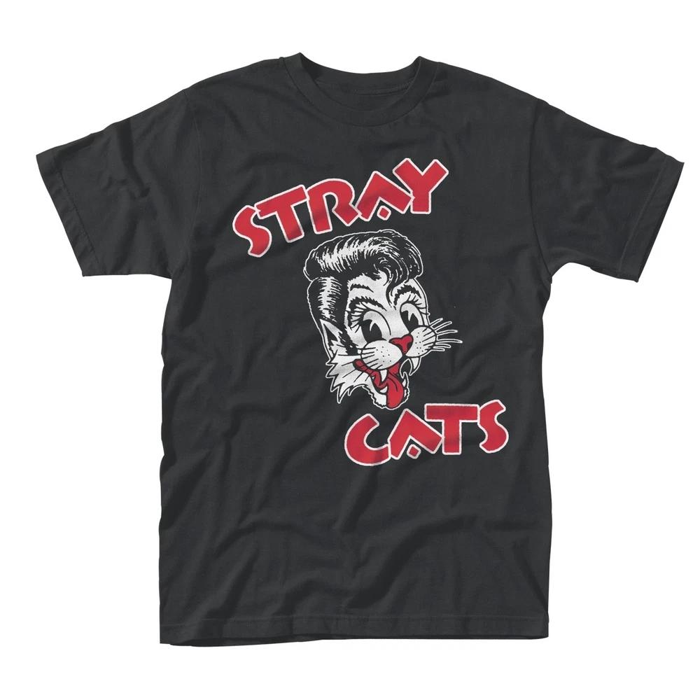 Stray Cats Cat Logo Unisexs TShirt L