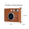 Solid Color Silicone Protective Cover for Fujifilm Instax Mini EVO Instant Camera Case Accessories Soft Shell Leather Protector