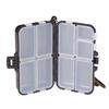9 Grid Compartments Black Fishing Lure Box Fishing Tackle Hook
