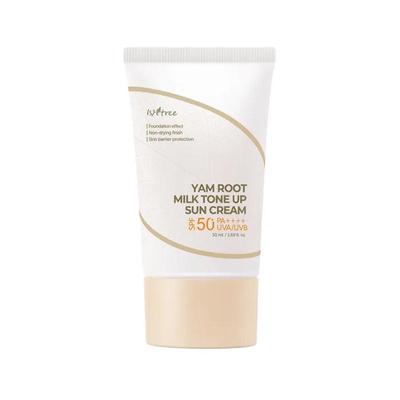 YAM ROOT MILK TONE UP SUN CREAM, Koreanische Kosmetik, Kbeauty, Probe