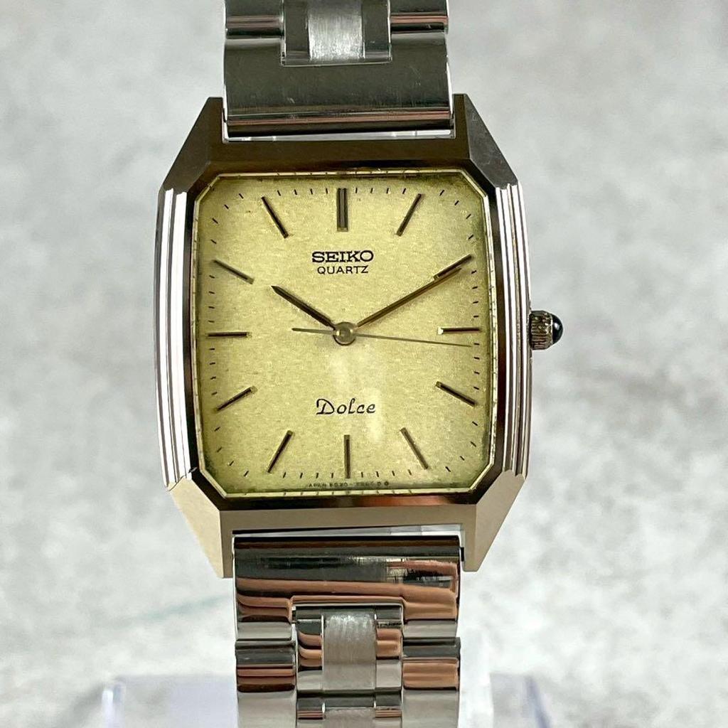 [USED] Working/Battery/Band SEIKO Dolce Quartz Watch