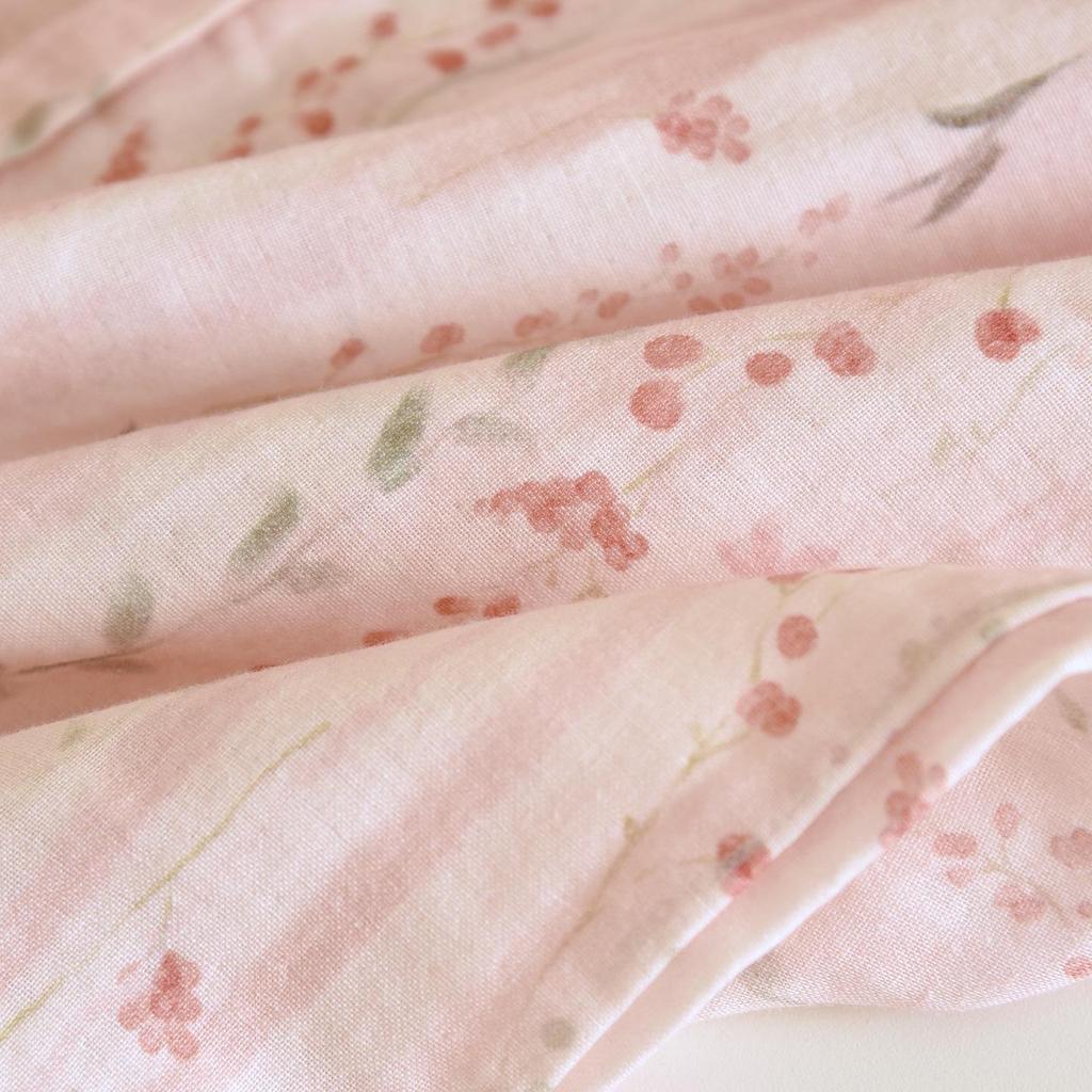 Damen Kimono Pyjama Set aus reiner Baumwolle – Langarm & Hose für Frühling/Herbst, für drinnen/draußen