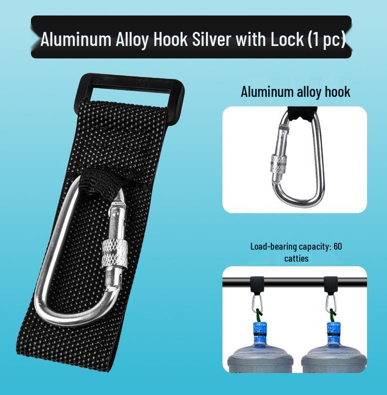 Univerzální hák na helmu a řídítka pro elektromobil, bez nutnosti vrtání.