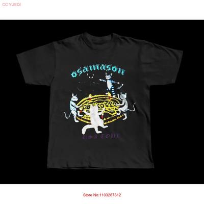 Osamason Psykotic USA Tour Schweres Schwarzes T-Shirt Vintage Streetwear Dehnbar Mode Designer Kleidung Atmungsaktiv