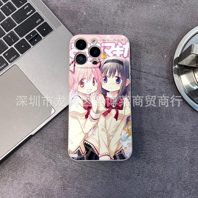 Magic girl applies to iPhone15 mobile phone case 14PROMAX all-inclusive 13 anti-drop 16/15 protective case 17