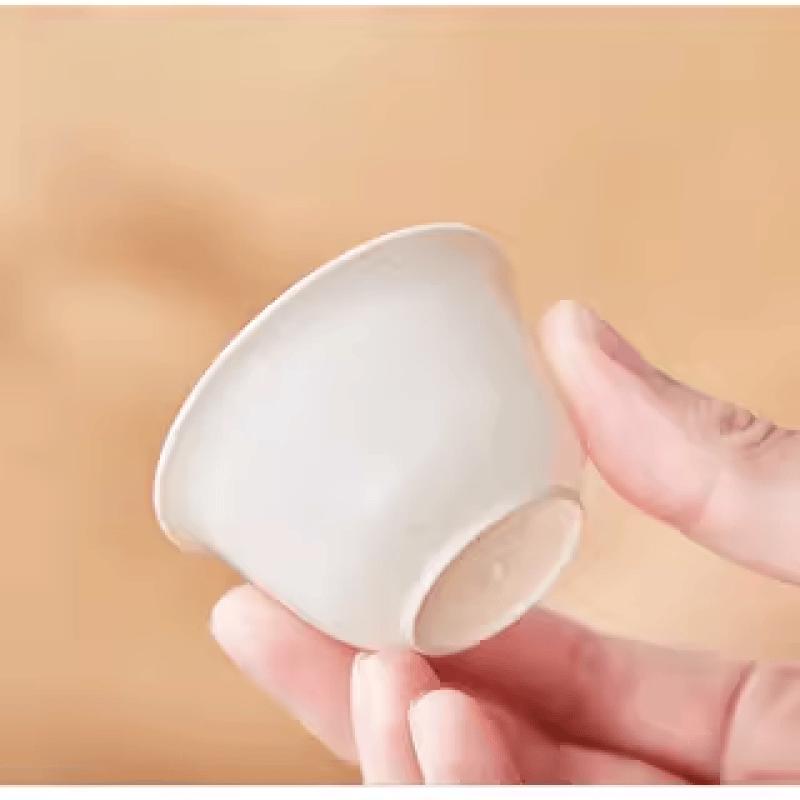 Small Disposable Rice Husk Kung Fu Tea Cup