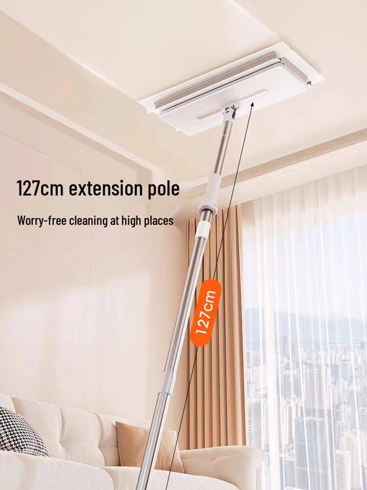 Versatile Large Towel & Mop Cloth Clip with Extended Handle - Dual Use