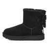 UGG Comfortable Mini Bailey Bow Snow Boots Women Boots Black 1138172-BLK