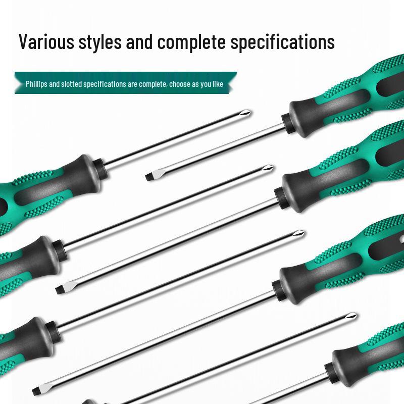 High-Strength Magnetic Screwdriver Set: Phillips, Slotted & Awl