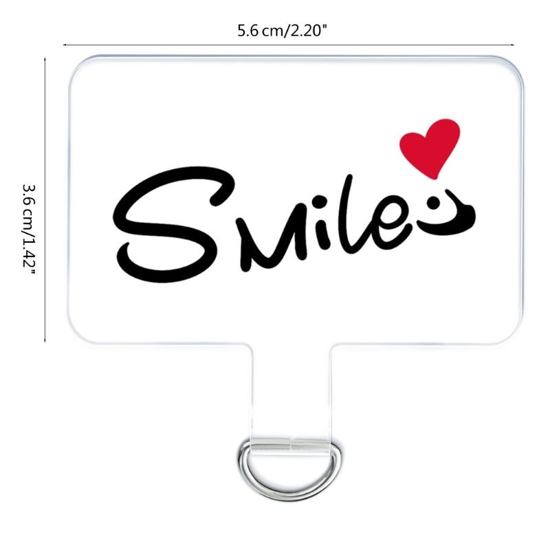 Universal Cellphone Anchors Phone Lanyard Patches Pad Tether Tab for Drop Protections Phone Strap Connector with Rings