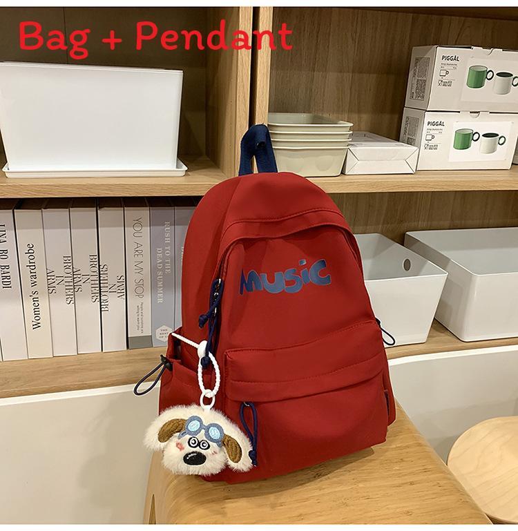 Lässiger Reiserucksack aus Nylonmaterial für Mädchen und zur Aufbewahrung von Computern