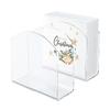 127x50x127mm Transparenter Acryl-Cocktailserviettenhalter U-förmige Taschentuchbox Kaffeebar Tissue-Aufbewahrungsständer Bar KTV Desktop-Aufbewahrungsbox