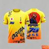 Japanese Racing style T-shirt for Enthusiasts Men's Motorcycle Quick Drying T-shirt Breathable Racing Men's Jersey T-shirt tops