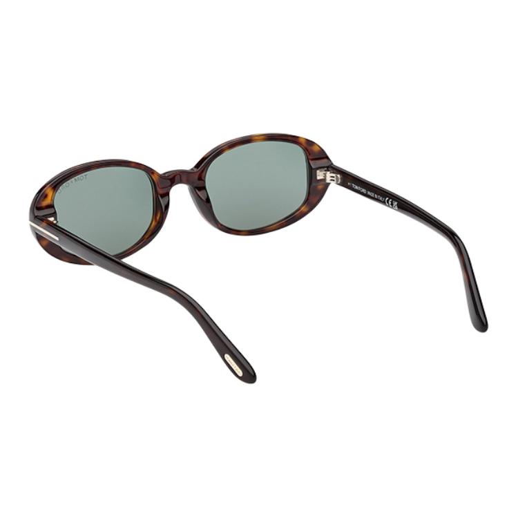 Tf T-Shaped Decorative Mirror Leg Logo Design Plate Oval Tai Sunglasses Unisex Sunglasses Tortoiseshell FT1364-52N