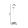 Stainless Steel Photo Clip Pentagram Card Holder New Note Clamp  Party Supplies