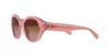 Coach Sunglasses HC8364U CH569 Milky Pink Gradient Lens 55 Pink/Transparent Frame/Brown