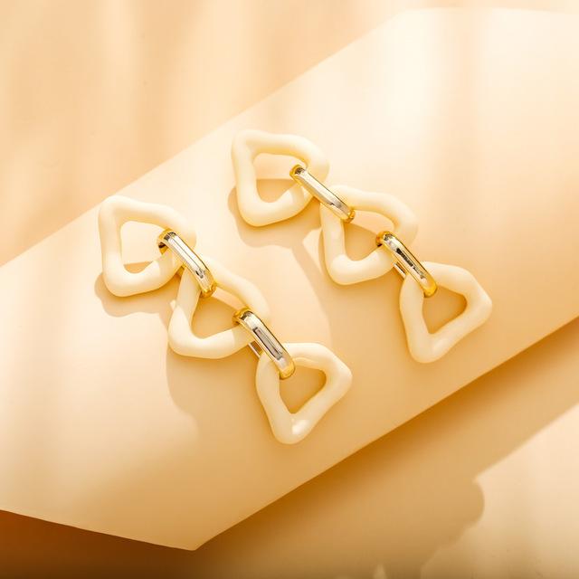 

Европейские и американские новые преувеличенные большие серьги, индивидуальные полые женские серьги с каплями воды, модные геометрические серьги