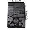 French Lace Flower Butterfly Nail Art Stamping Plate High Definition Pattern DIY Manicure Print Tool for Professional Salon Home Use