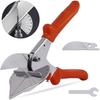 Onnfang 45-180 Degree Multi Angle Mitre Siding Wire PVC/PE Plastic Pipe Hose Duct Cutter Scissor Cut Housework Plumbing Tool