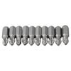 10 Stück 25mm Anti-Rutsch Elektrischer Sechskant-Schaft Magnetischer Schraubendreher Bohrer Bitsatz Sechskant-Schaft Schraubendreher Bit PH1 PH2 PH3 PZ1 PZ2 PZ3