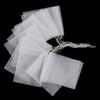 100 Pcs Disposable Tea Bags, Multiple Sizes, Loose Leaf Tea, Empty Large Scented Drawstring, Iced Coffee Filters
