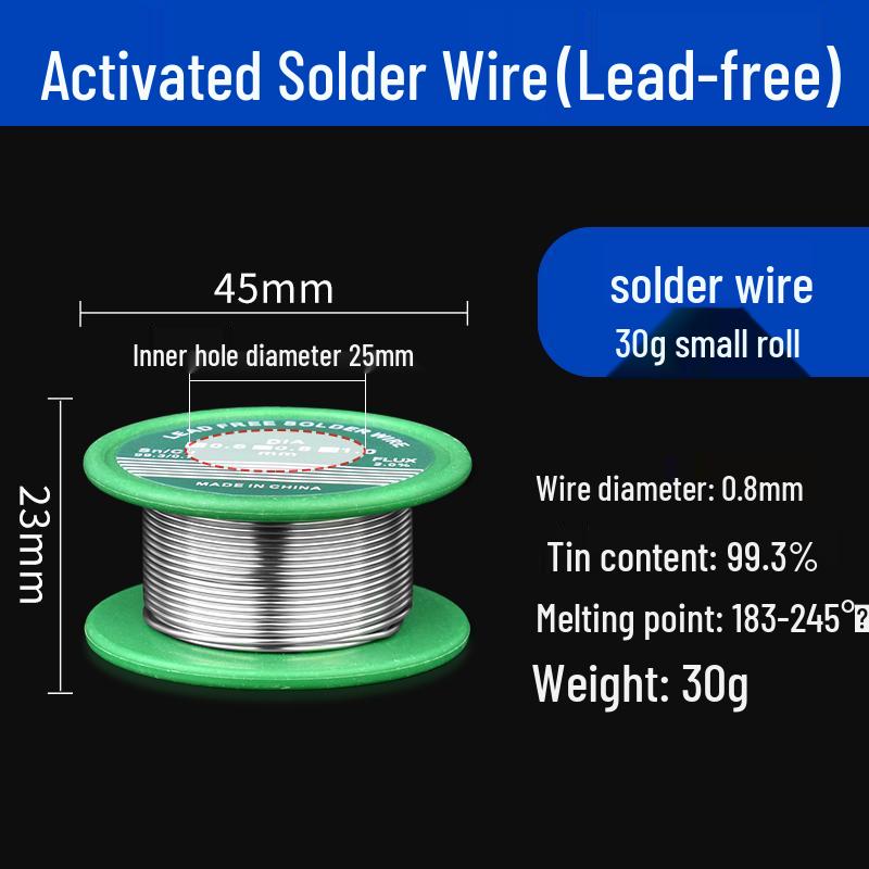 High-Purity Lead-Free Rosin Core Solder Wire for Low-Temperature Welding