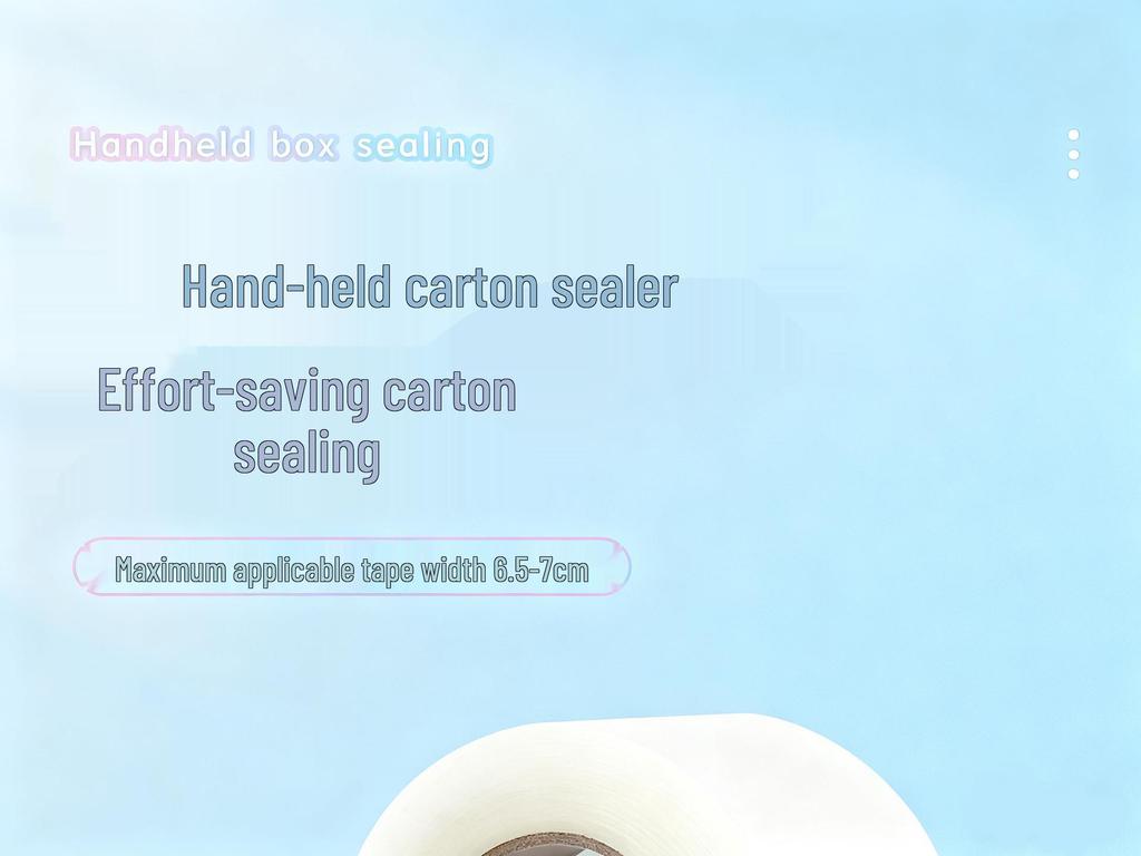 2-Inch Metal Handheld Tape Sealer for Box Packing