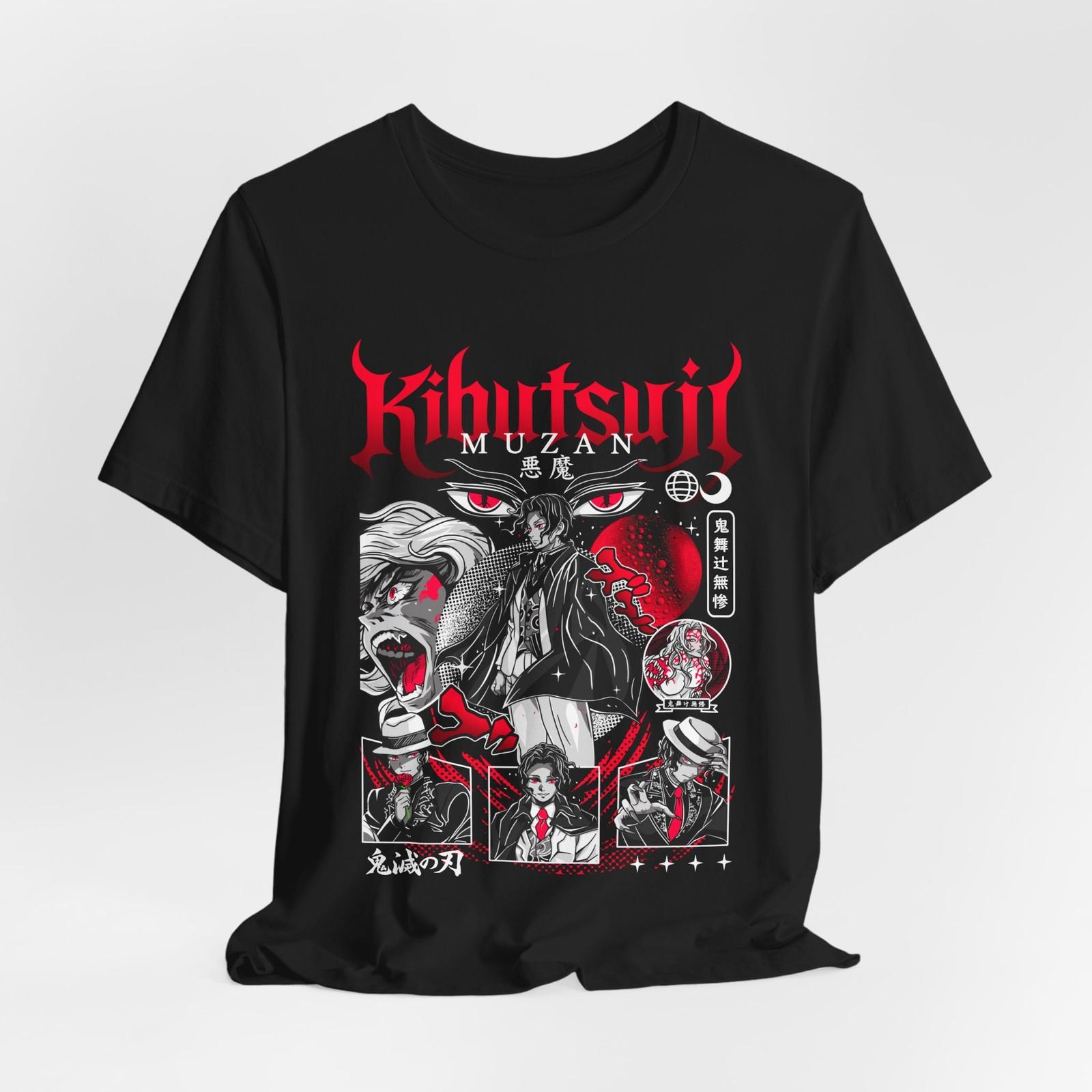 Kibutsuji Muzan Graphic T-Shirt Mens Womens Tees Top Tee Tops, Unisex Anime T-Shirt Mens Womens Tees Top, Demon Slayer Fan 2XL