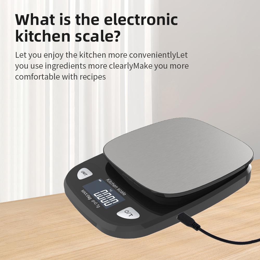 Bilancia digitale precisa 12kg/1g 6kg/0.1g Bilancia elettronica impermeabile per uso domestico Bilancia per gioielli Cibo Cottura