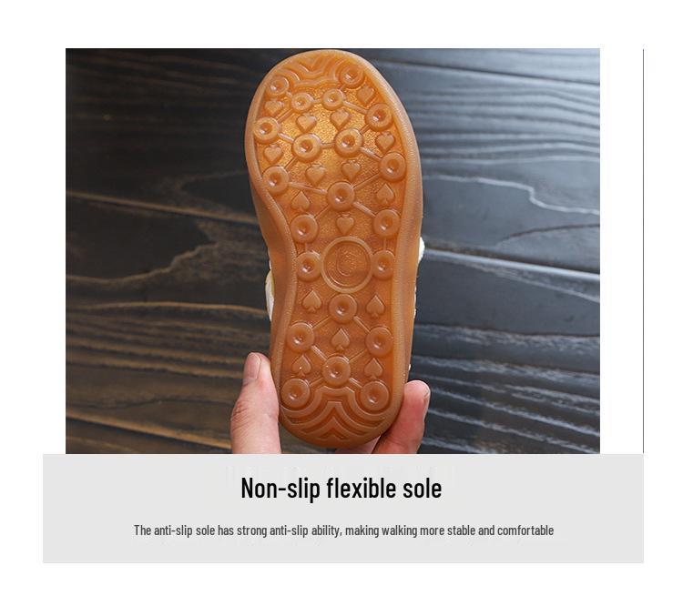 Children's Candy-Colored Retro Suede Skate Shoes - Spring/Autumn 2025
