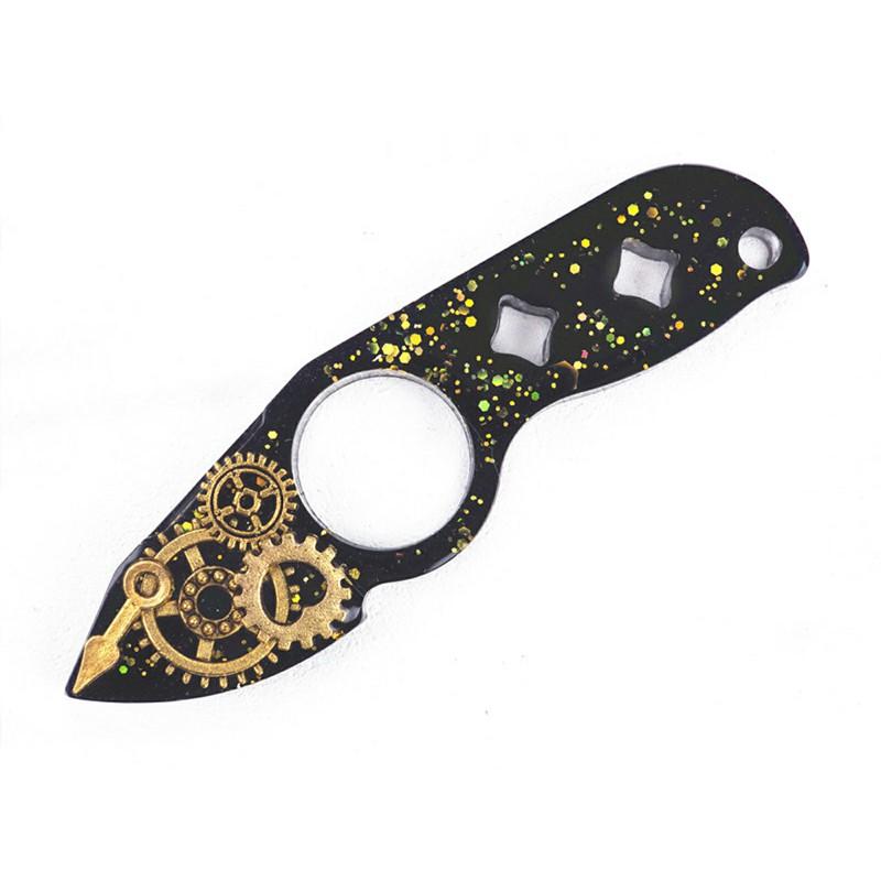 Ninja Tool Naruto Shuriken Keychain Resin Mold DIY Silicone Mold Knife Shape Keychain Mould