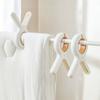 Plastic Beach Towel Clips Clothespins with Strong Anti-Rust Springs Windproof Clothes Pins Pegs for Quilt Clothes Towel Socks