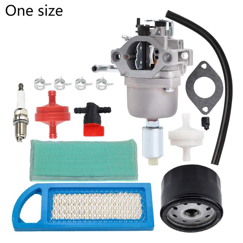 Carburetor + Oil Filter + Air Pre Filter for 591731 796109 590400 796078 Lawn Mower Replaces Craftsman LT1000 Carburetor