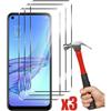 Oppo A53/A53s Screen Protector - 3 Pack - Tempered Glass - Scratch Resistant