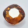 Orange Sapphire Square Cushion Cut 13.30 Ct Natural Loose Gemstone CERTIFIED