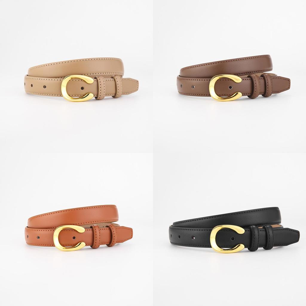 Genuine Leather Womens Belt Business Casual Designer Accessory For Office Wear
