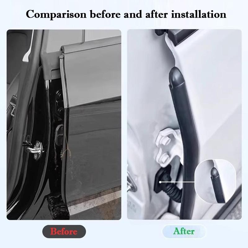 For BYD Seagull Dolphin Mini Surf Car Door Edge Seal Strip Rubber B-Pillar Weatherstrip Waterproof Soundproof Auto Sealant Strip