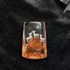 Unique Chinese Auspicious Three Rams Pattern Crystal Pendant Natural Red Phantom Quartz Lucky Amulet Feng Shui Luxury Holiday