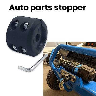 Winch Cable Hook Stopper Universal Compatibility Easy Installation Reliable Shock Absorbent Rubber Cord Plug Car Protector