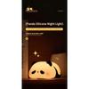 USB Rechargeable Panda LED Night Light Touch Sensor Silicone Patting Lamp Cartoon Children's Nightlight Toy Gift Bedroom Decor